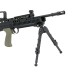 Сошки алюминиевые регулируемые 6.25-9.75" QD - Black [Castellan] 